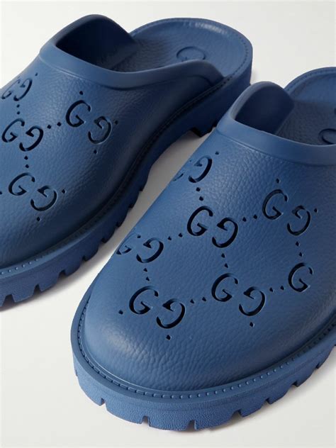 gucci mule rubber|gucci clogs rubber women's.